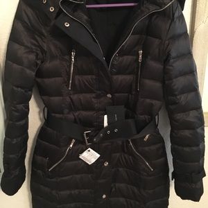 water resistant down puffer parka zara
